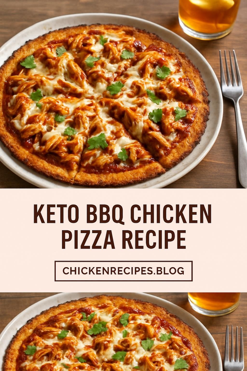 keto bbq chicken pizza recipe
