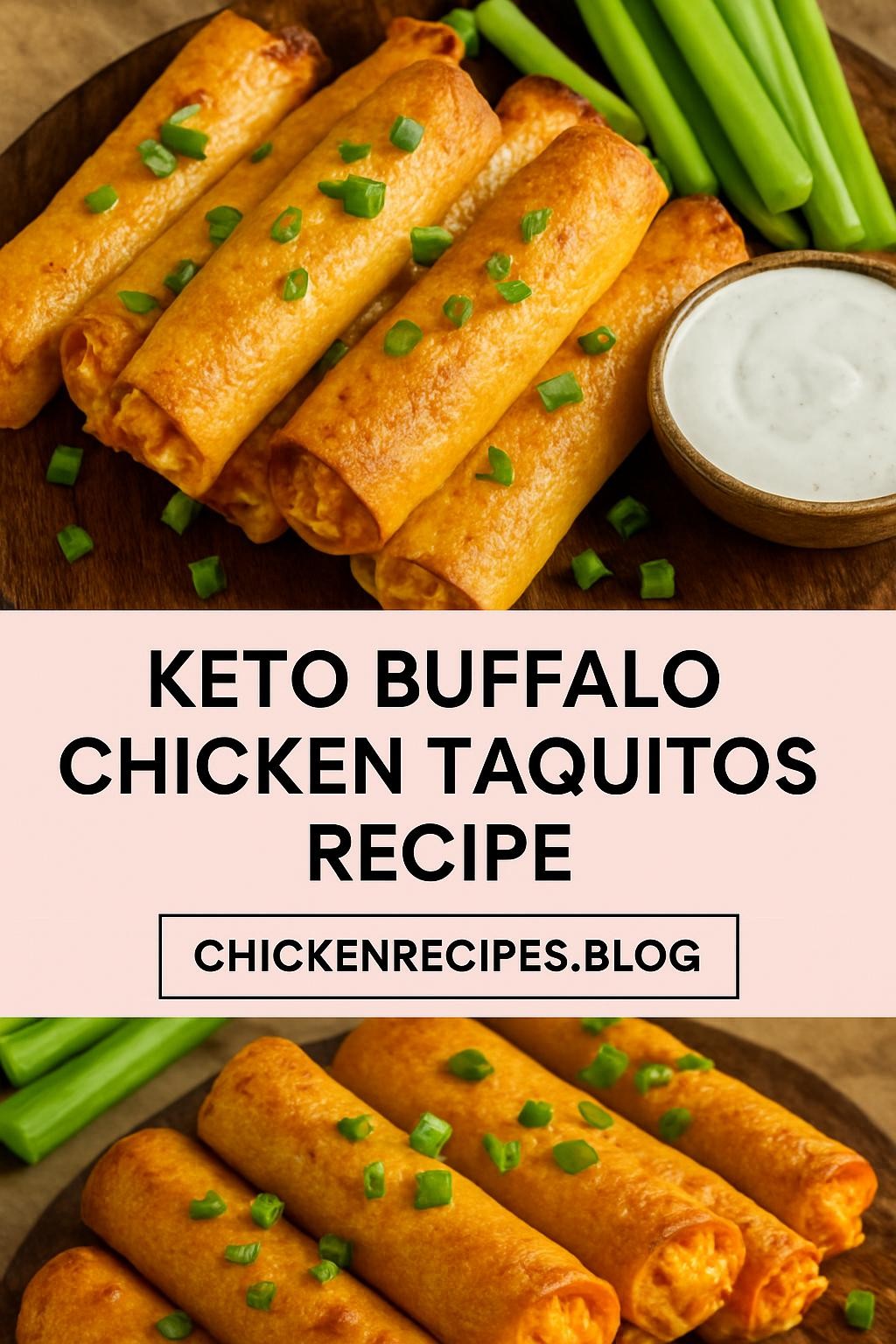 keto buffalo chicken taquitos recipe
