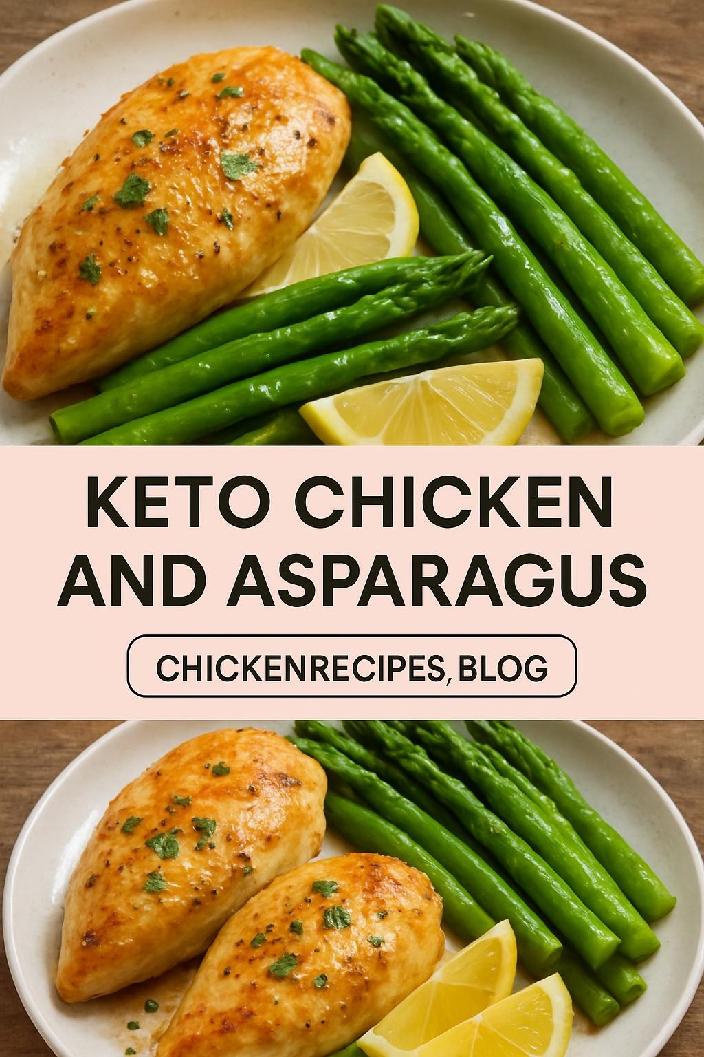 keto chicken and asparagus