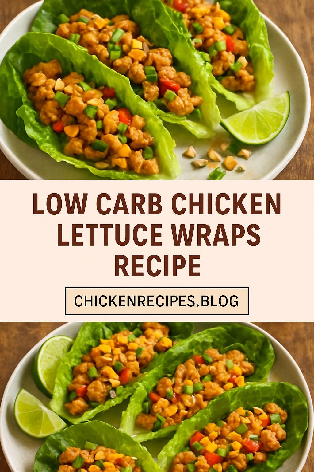 low carb chicken lettuce wraps recipe