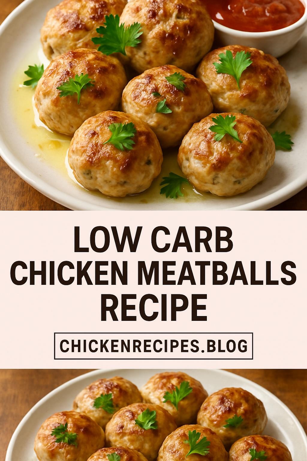 low carb chicken meatballs recipe