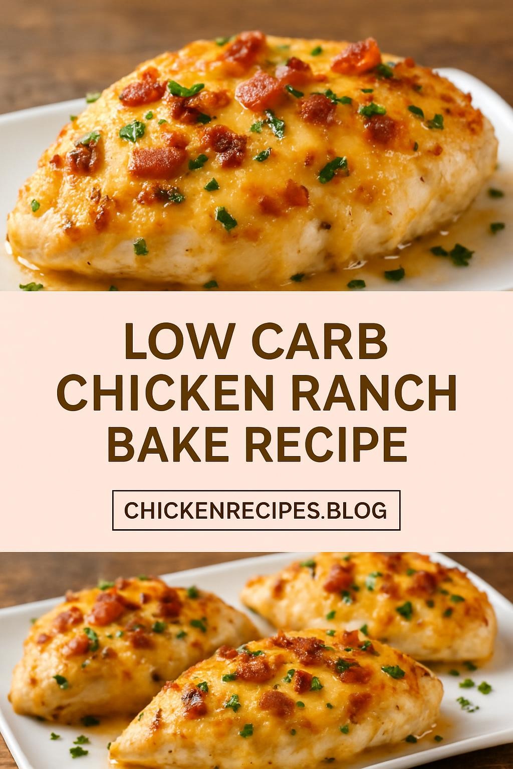 low carb chicken ranch bake recipe
