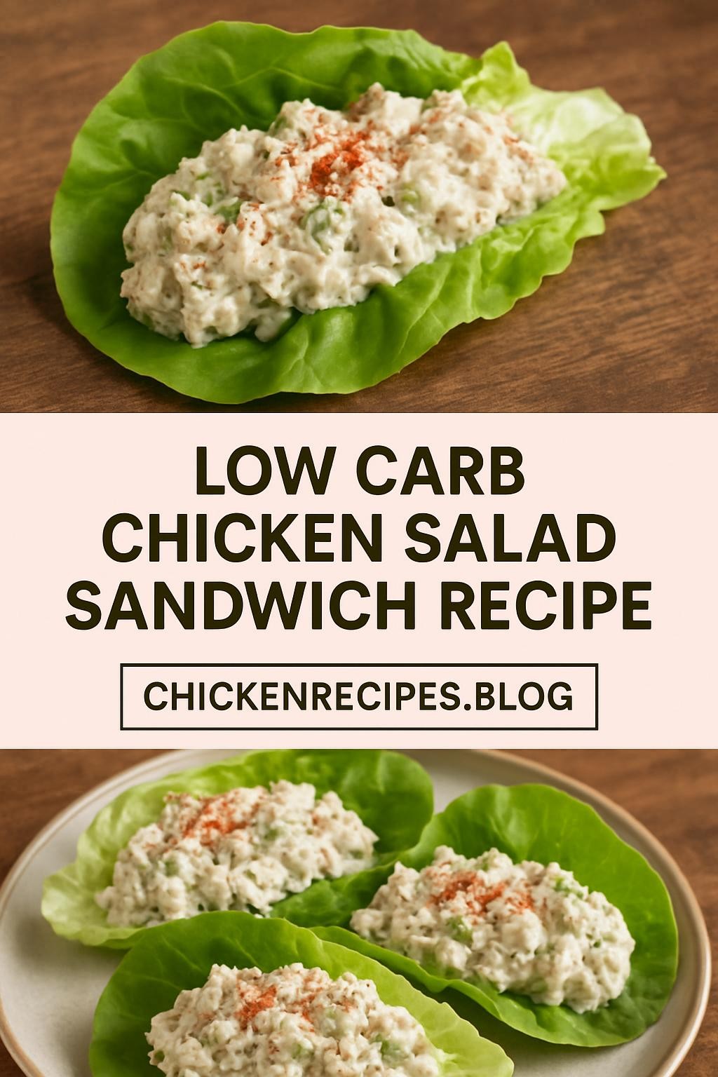 low carb chicken salad sandwich recipe