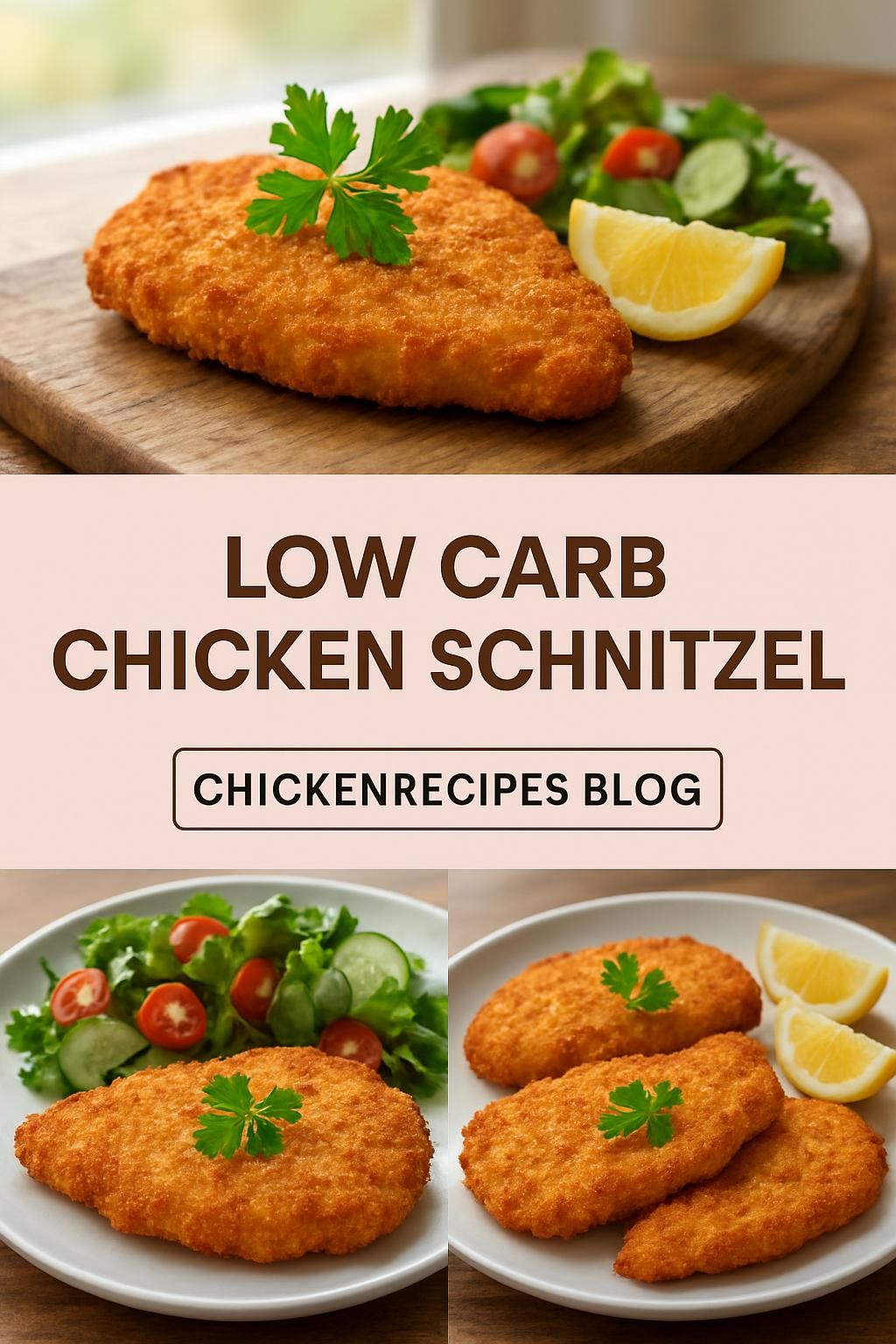 low carb chicken schnitzel