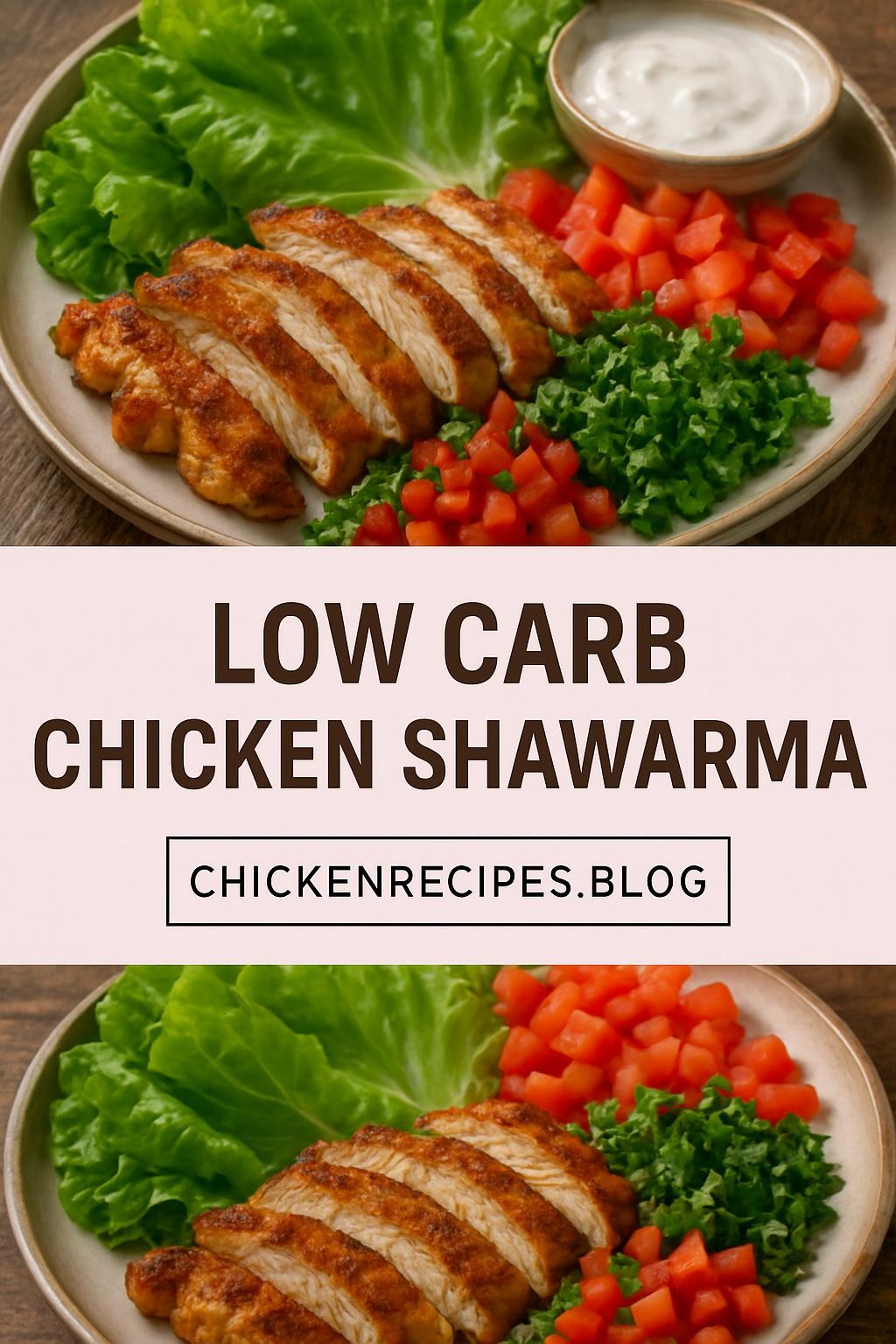 low carb chicken shawarma