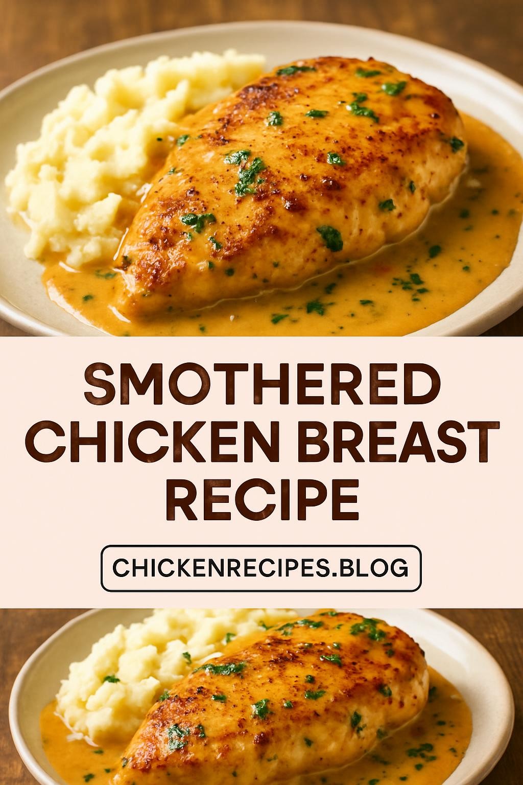 smothered chicken breast recipe