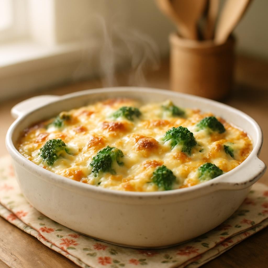 chicken broccoli rice casserole recipe