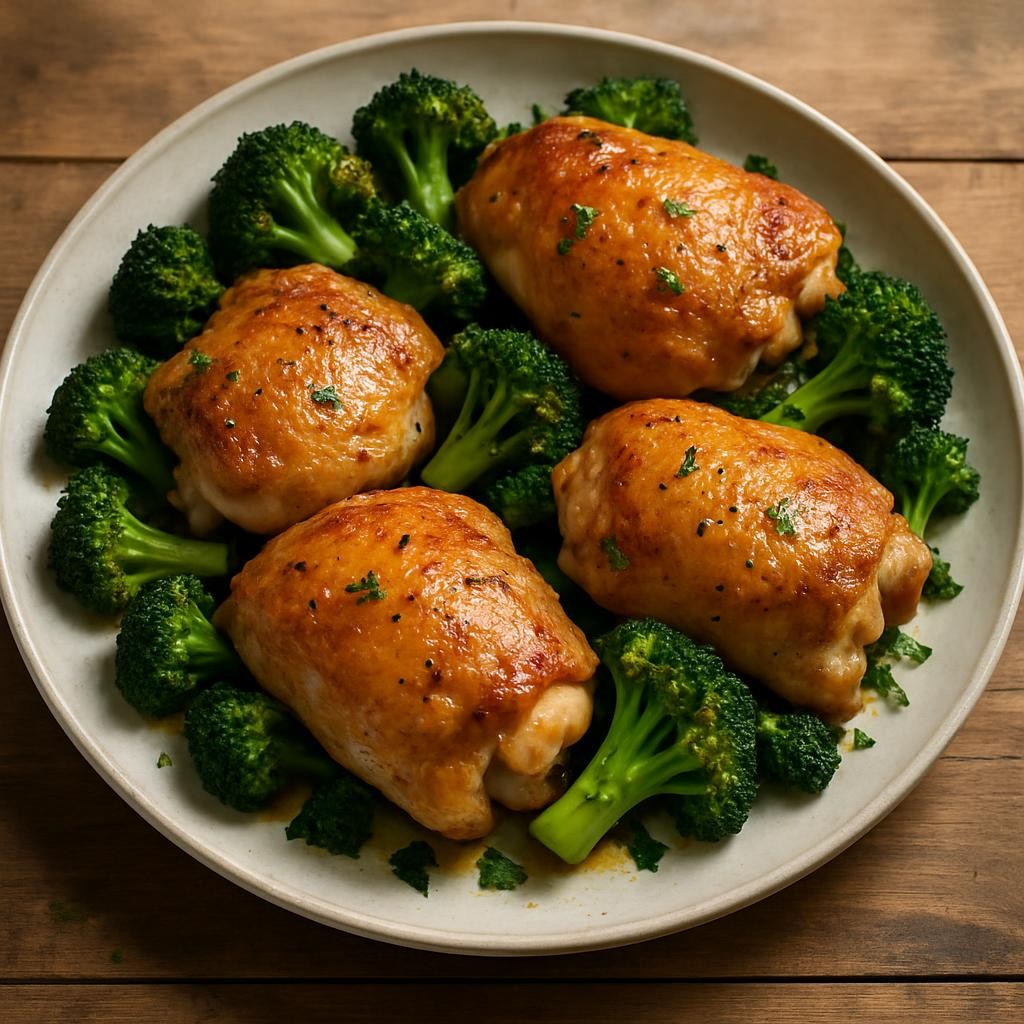 chicken thigh and broccoli recipe