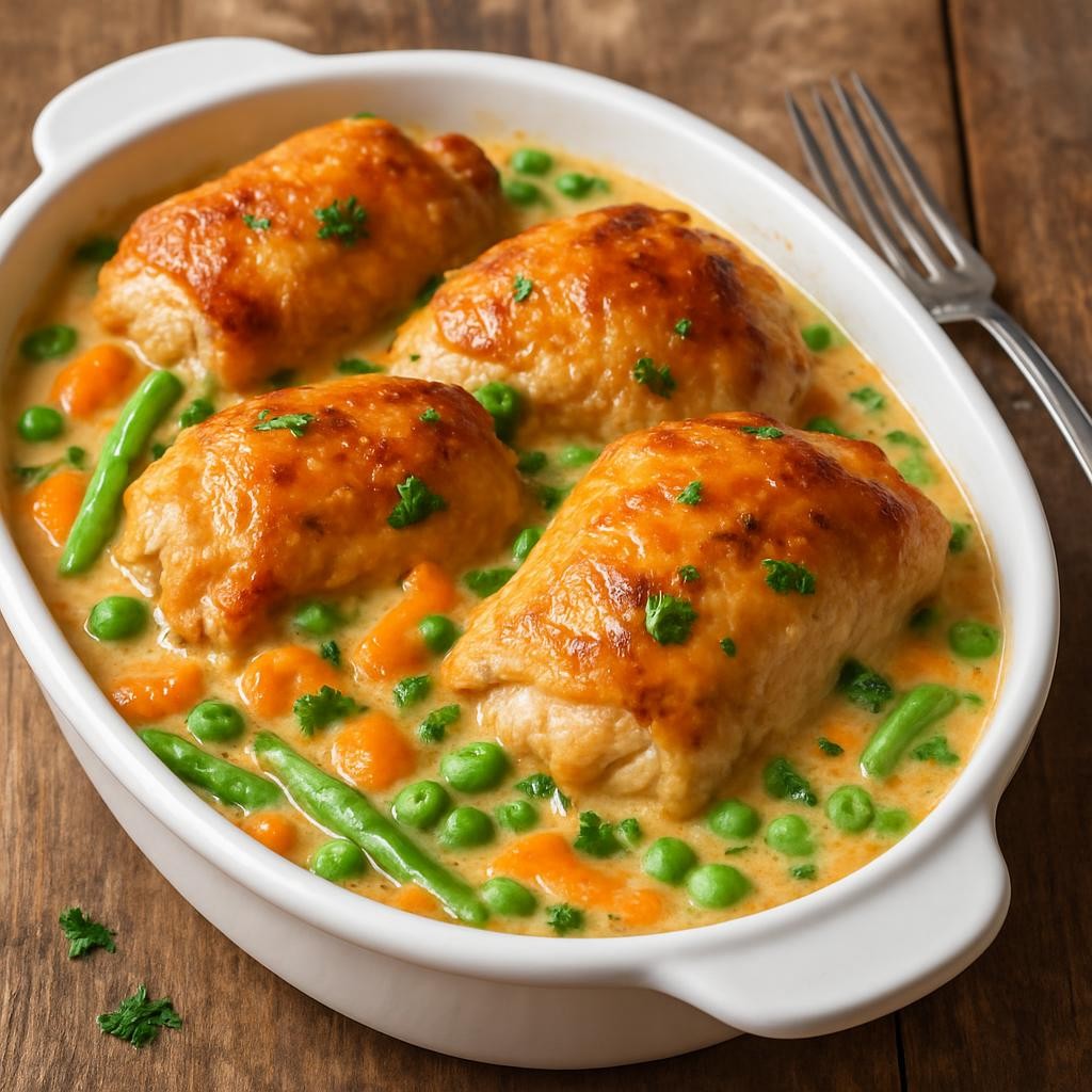 chicken thigh casserole recipe