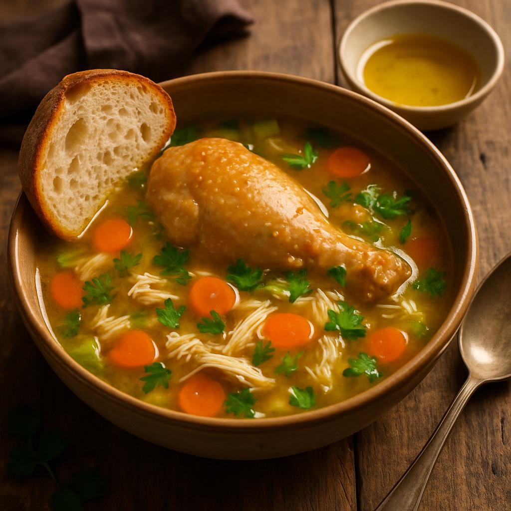 chicken thigh soup recipe