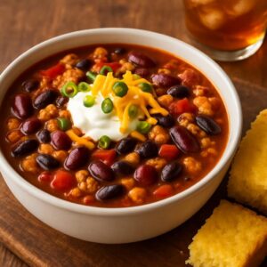 Crockpot Ground Chicken Chili