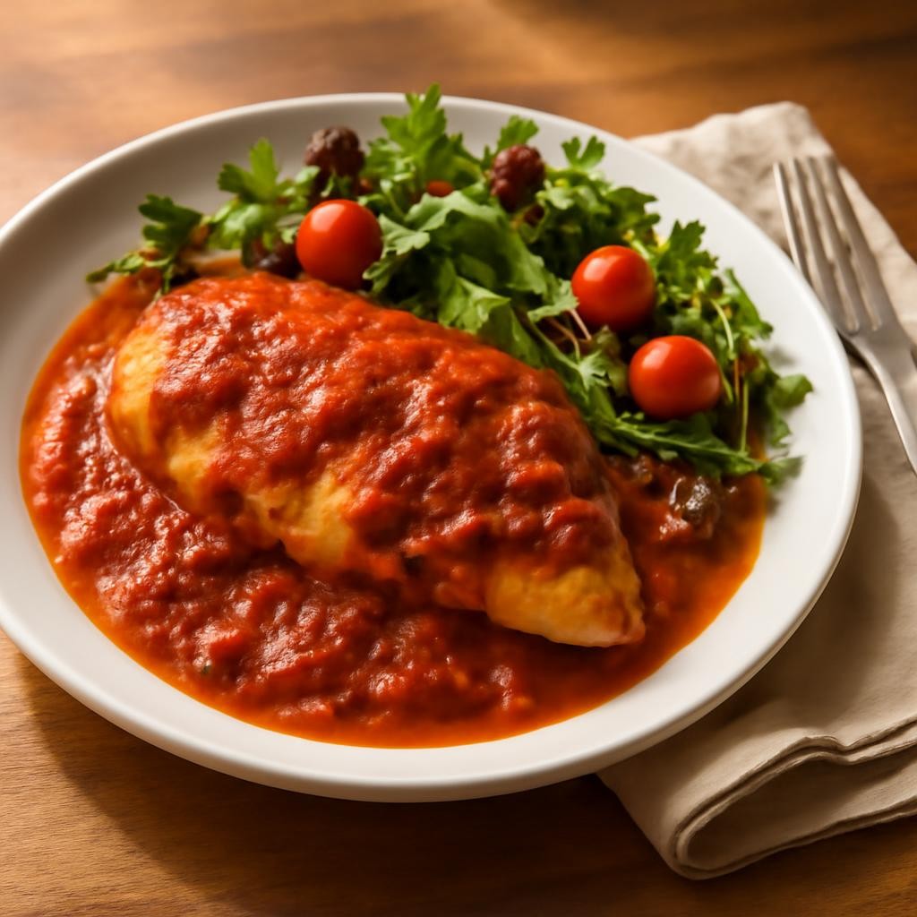 Easy Chicken in Tomato Sauce