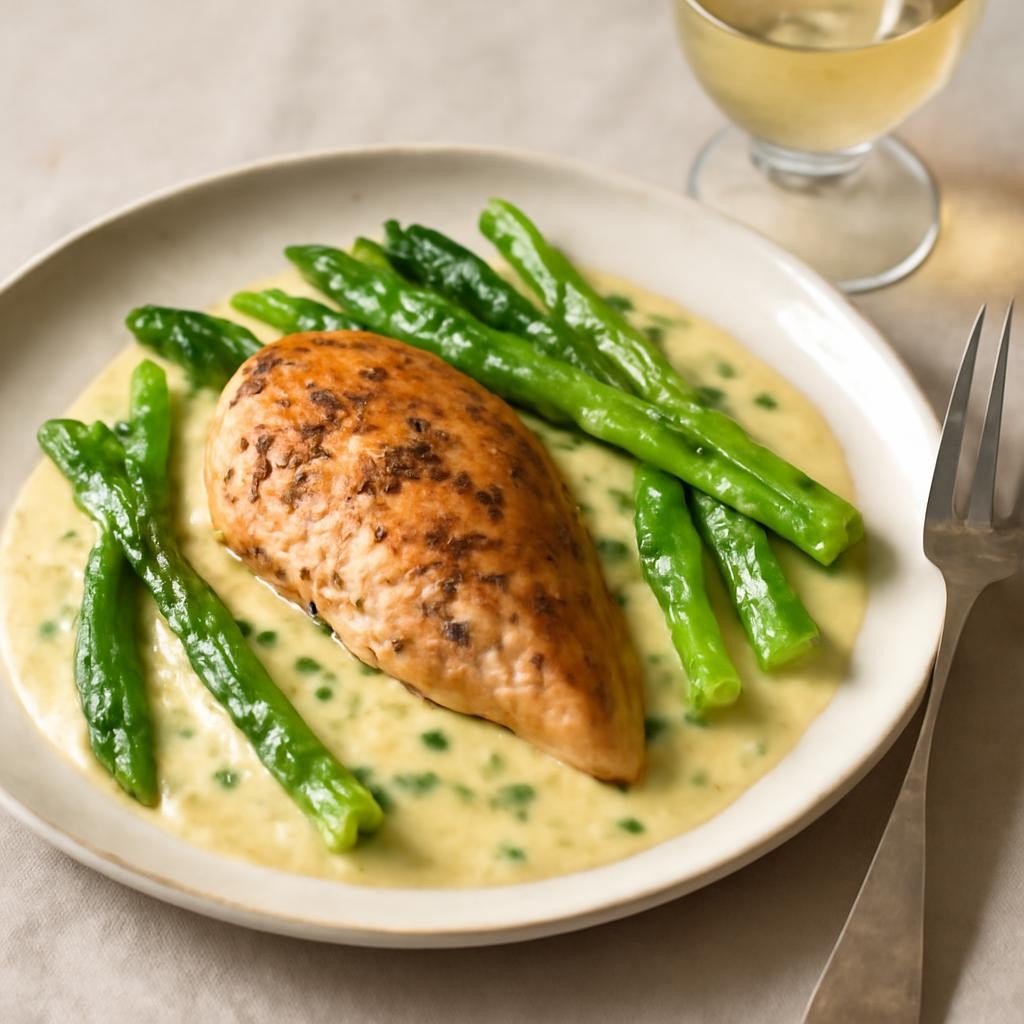 Keto Tuscan Chicken and Asparagus