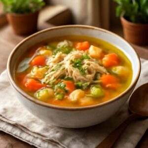 Low Carb Crock Pot Chicken Soup