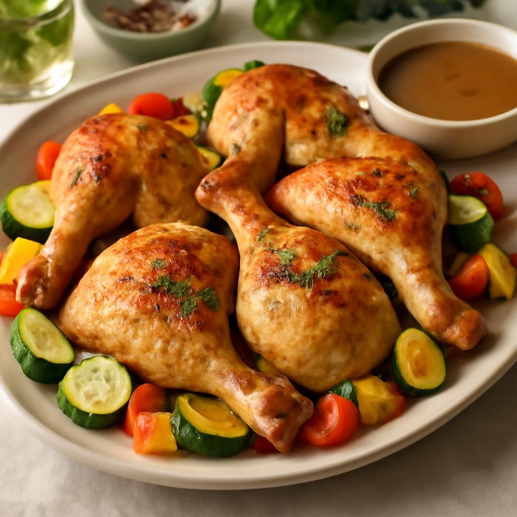 Oven Baked Chicken Quarters