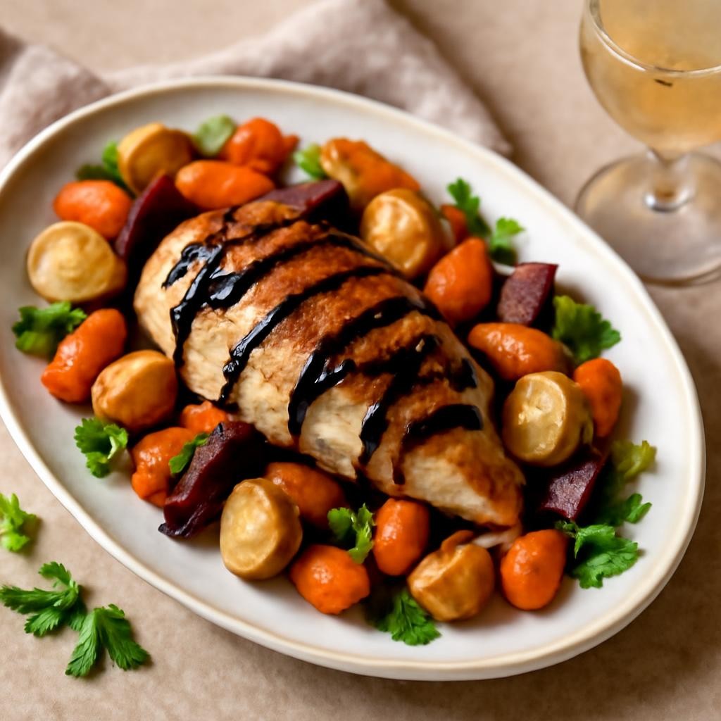 Roasted Split Chicken Breast