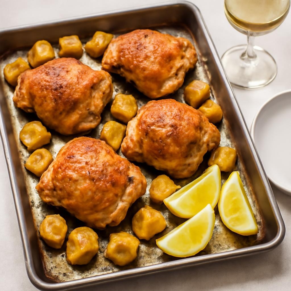 Sheet Pan Chicken and Potatoes