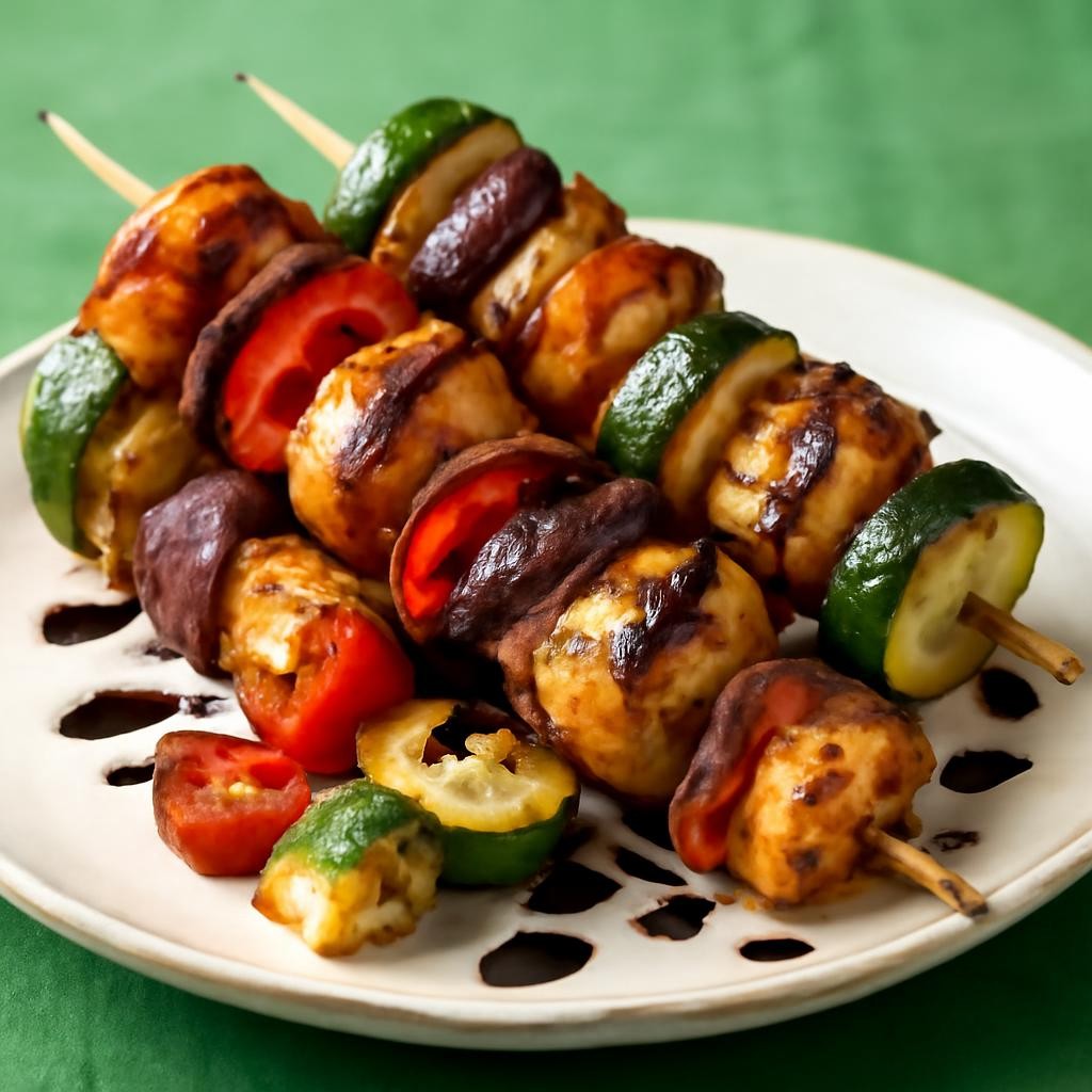 air fryer chicken kabobs