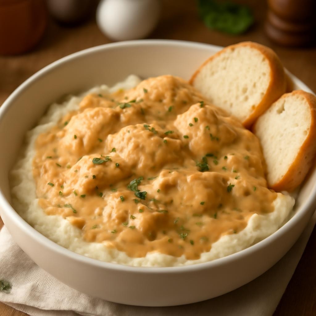 crockpot smothered chicken recipe