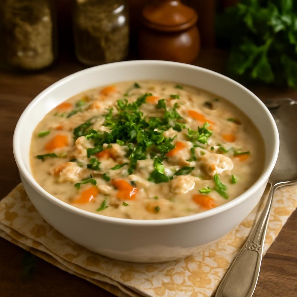 instant pot chicken and wild rice soup