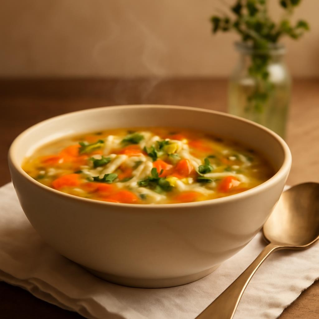 instant pot chicken rice soup