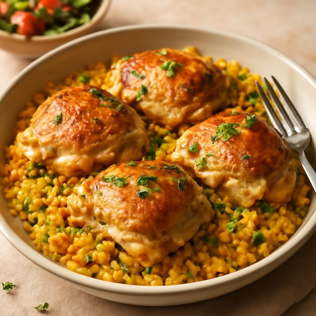 instant pot chicken thighs and rice