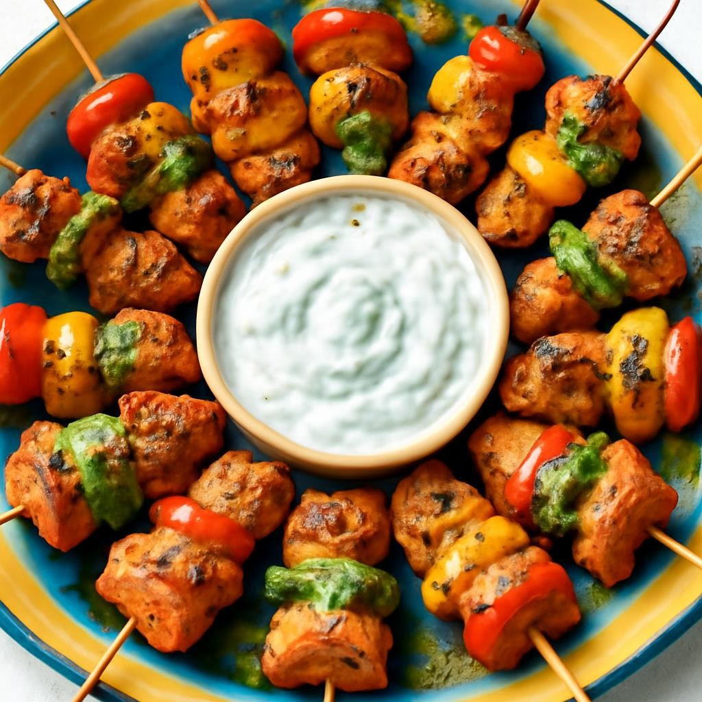 Air Fryer Chicken Skewers