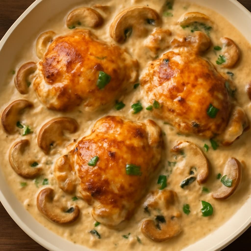 Cream of Mushroom and Chicken Thighs