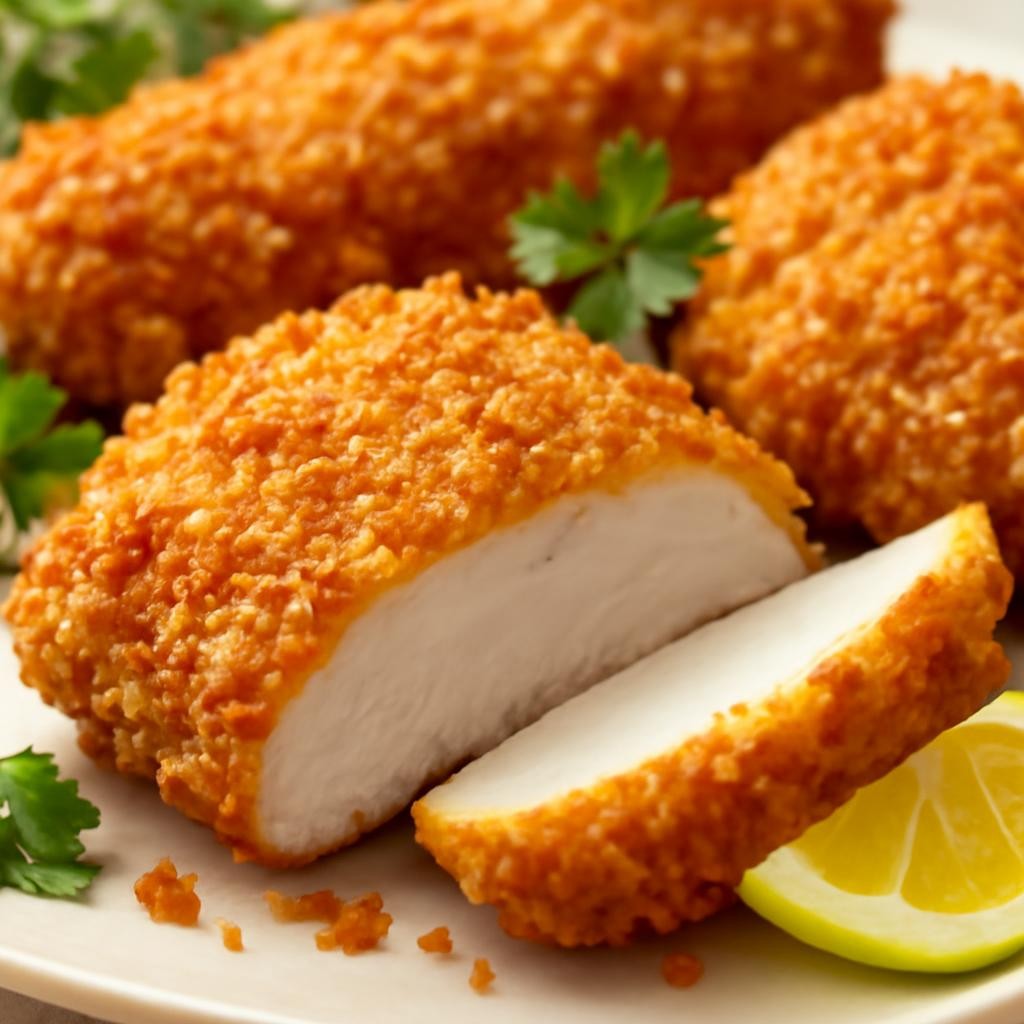 Crispy Panko Chicken Breasts