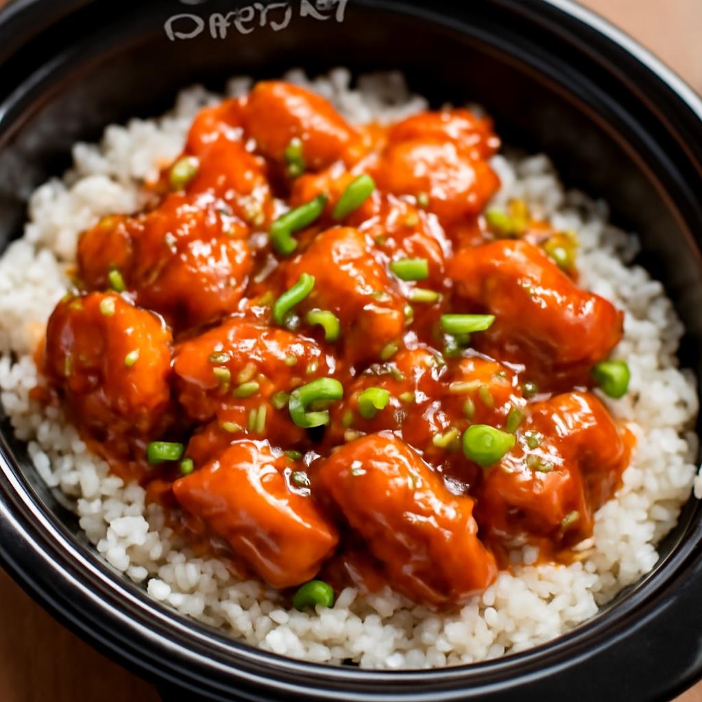 Crock Pot General Tso's Chicken