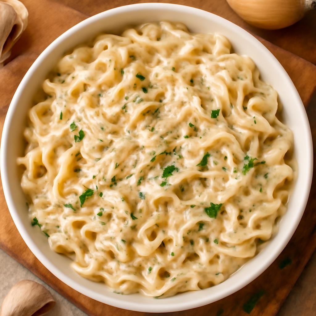 Crockpot Creamy Chicken and Noodles