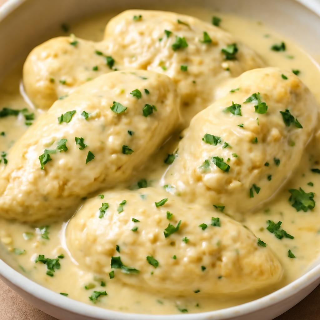 Crockpot Creamy Garlic Chicken