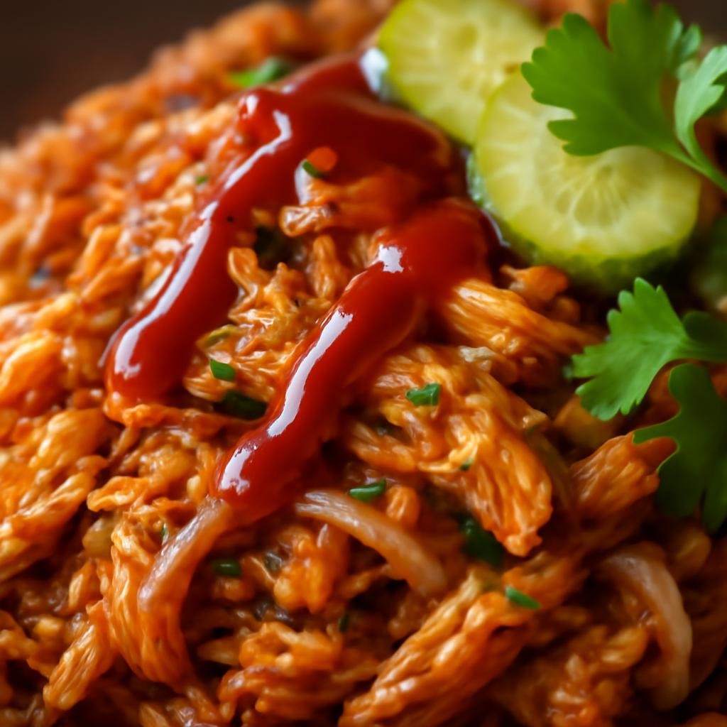 Instant Pot Pulled BBQ Chicken