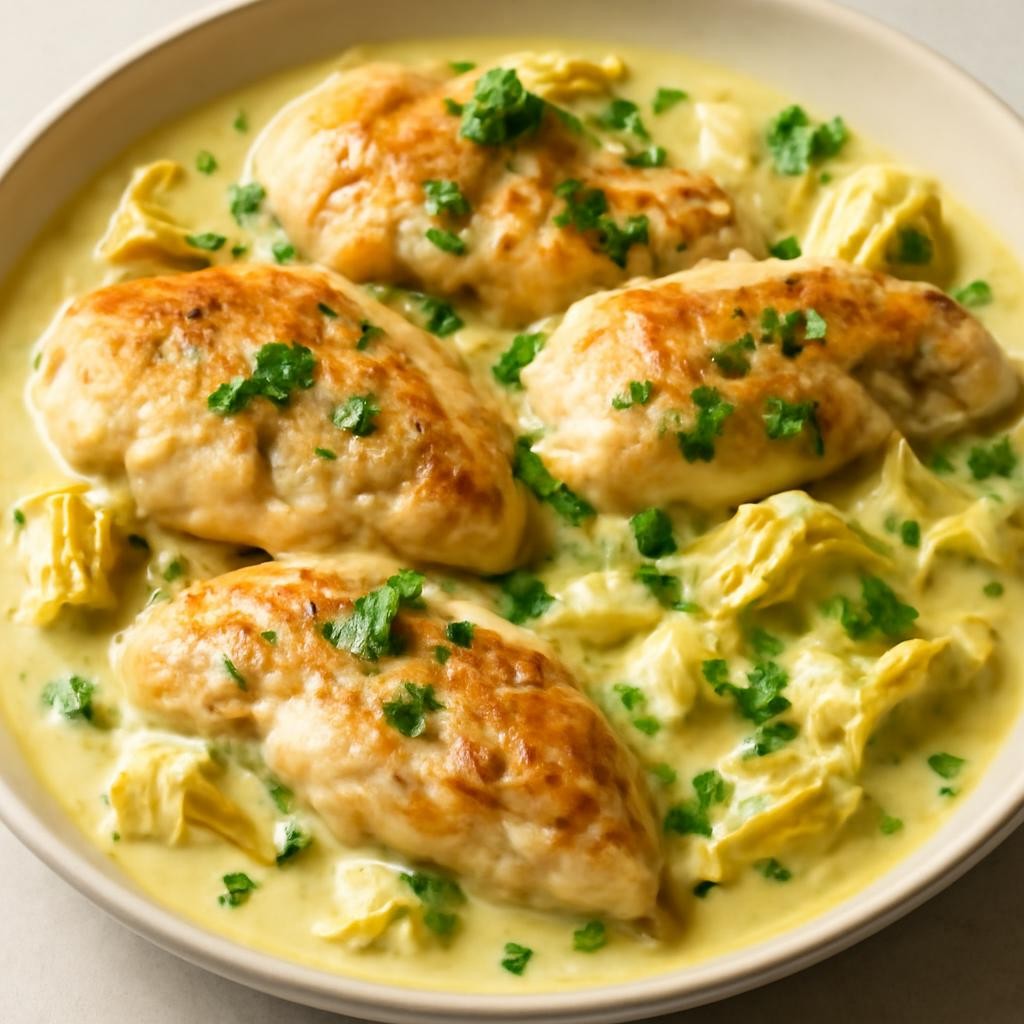 Keto Artichoke Chicken