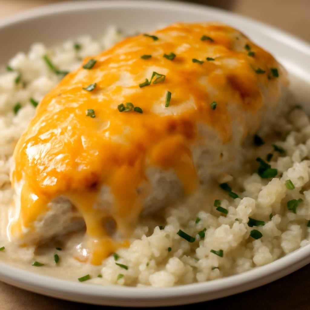 Keto Cheesy Ranch Chicken and Rice