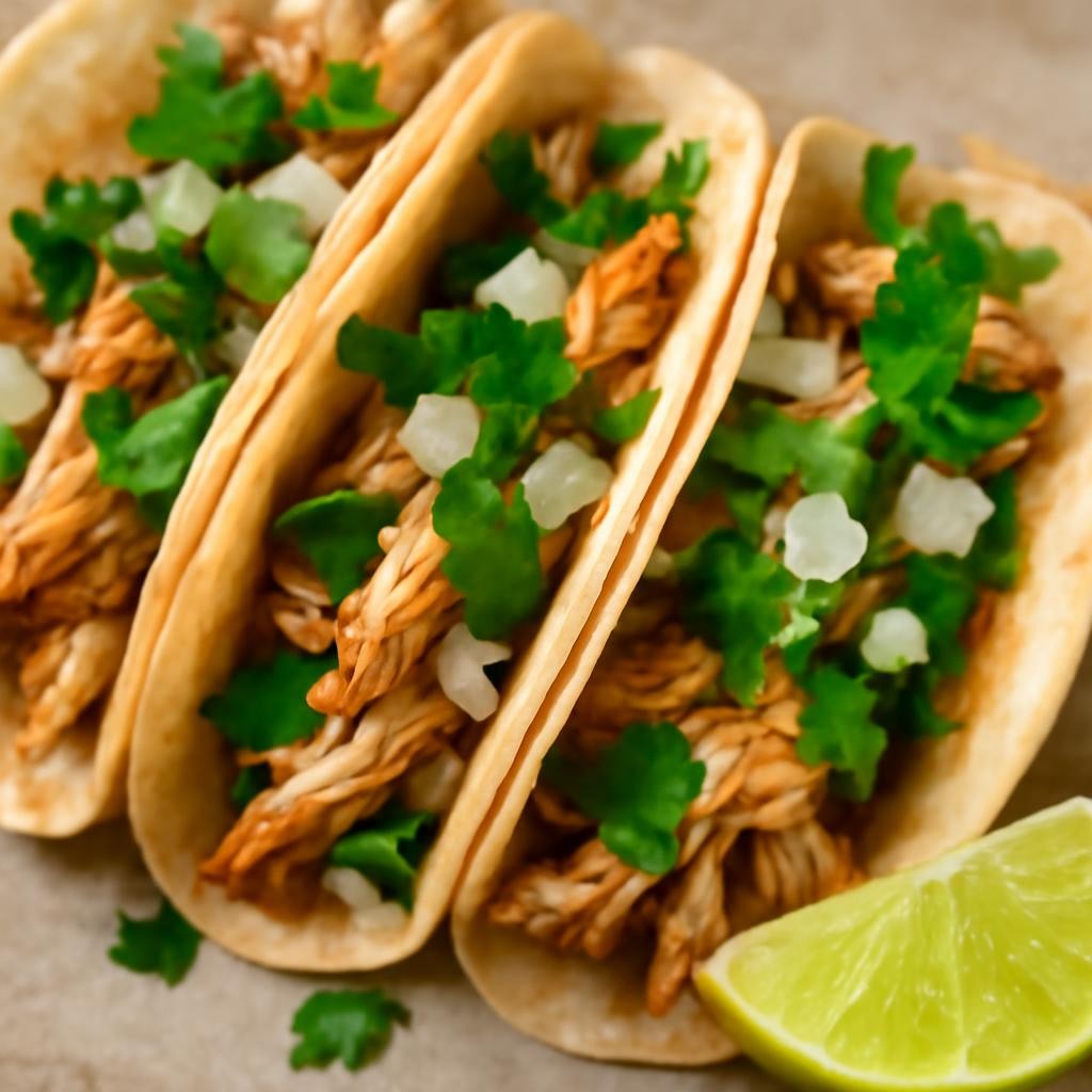 Shredded Chicken Tacos