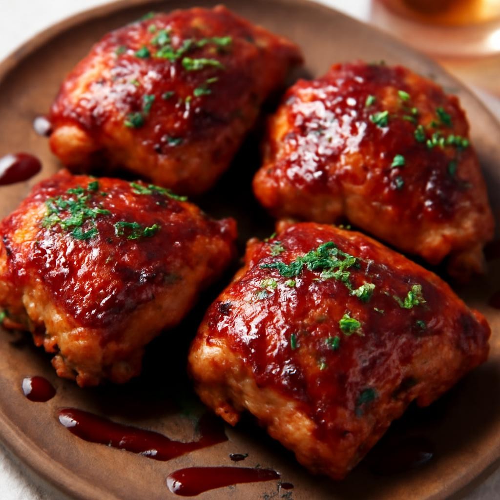 air fryer bbq chicken thighs