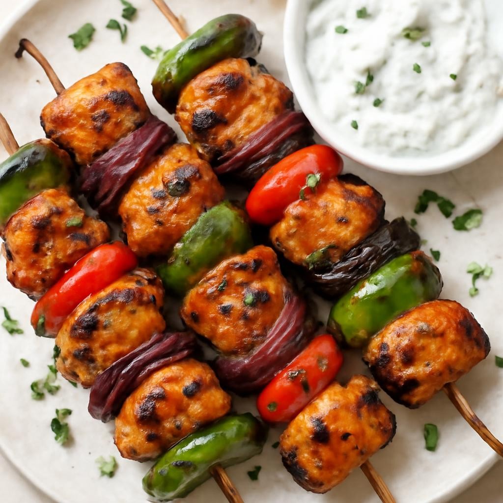 air fryer chicken kabobs