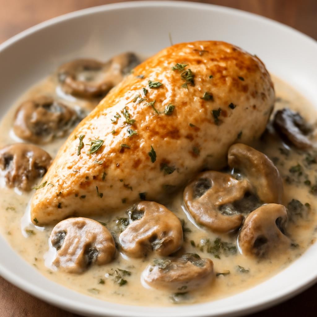 chicken breast and mushroom recipe