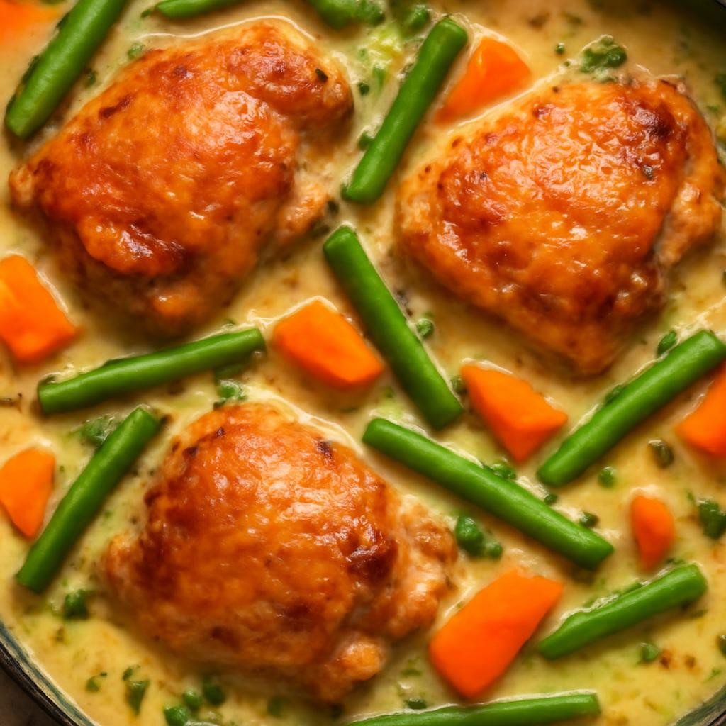 chicken thigh casserole recipe
