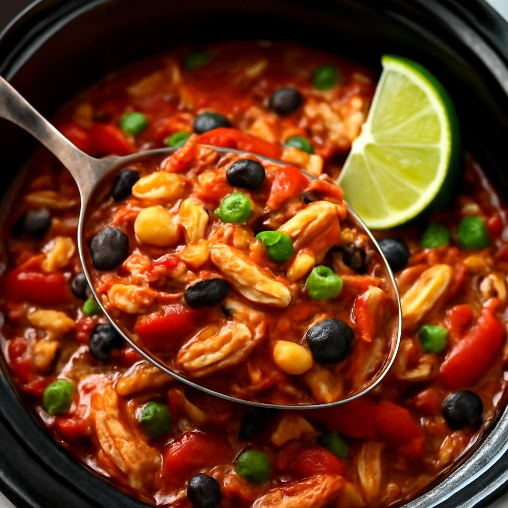 crockpot fiesta chicken recipe