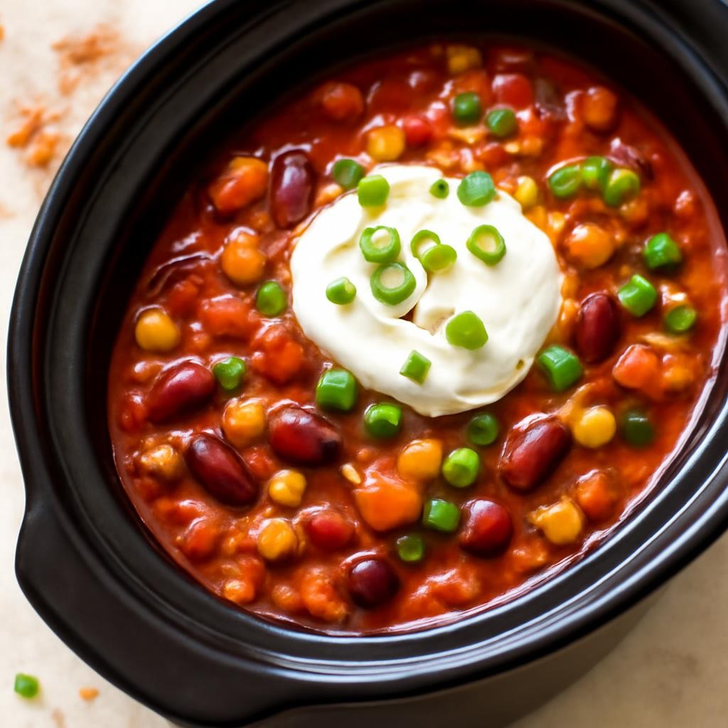 crockpot ground chicken chili recipe