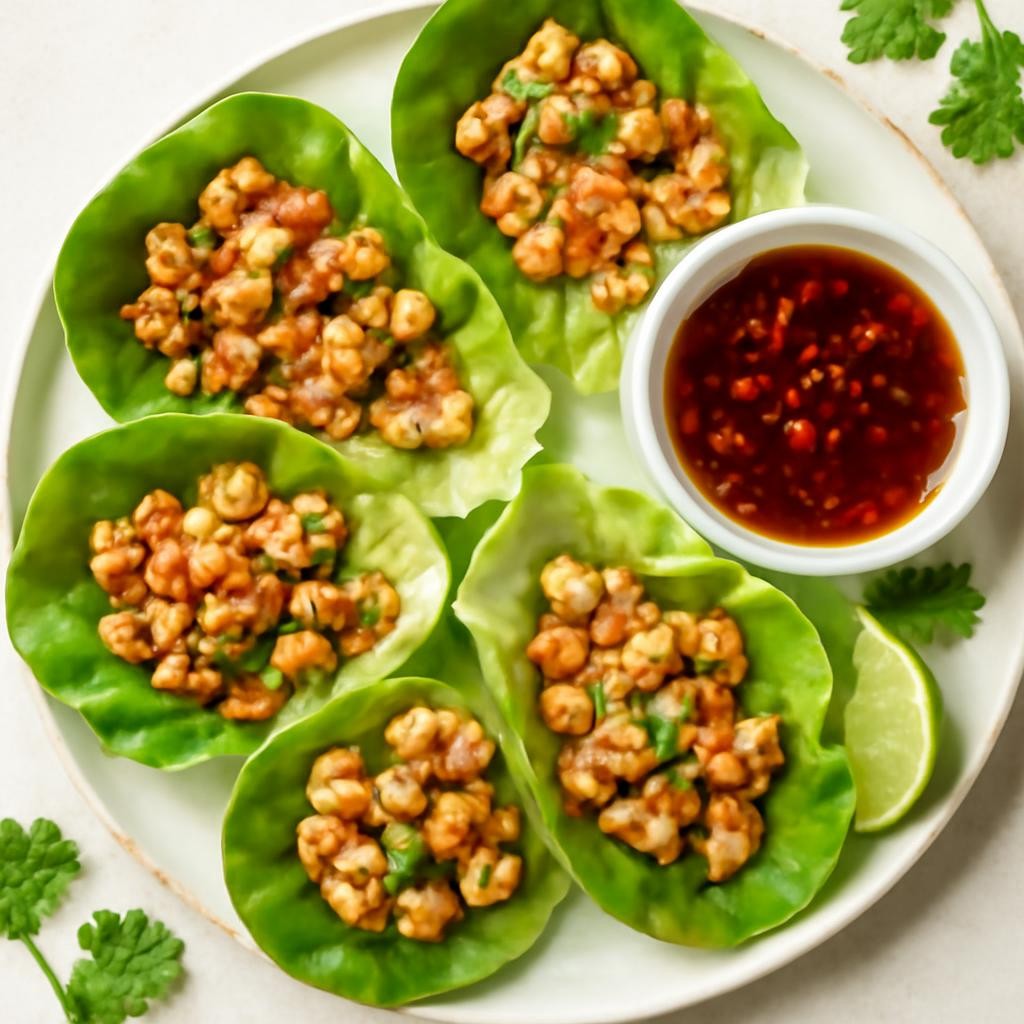 low carb chicken lettuce wraps recipe