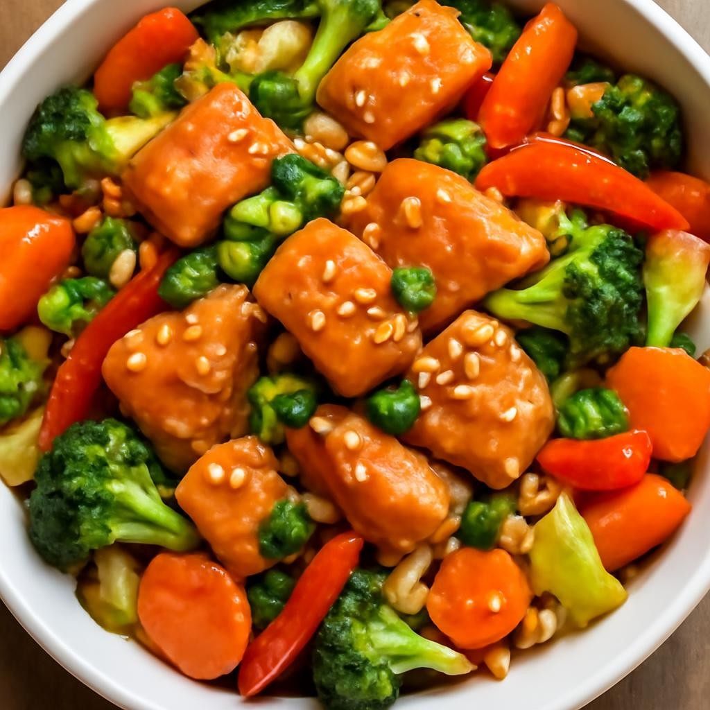 low carb chicken teriyaki stir fry
