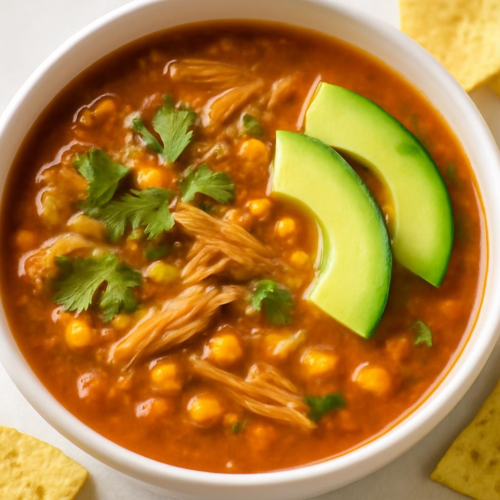 low carb chicken tortilla soup