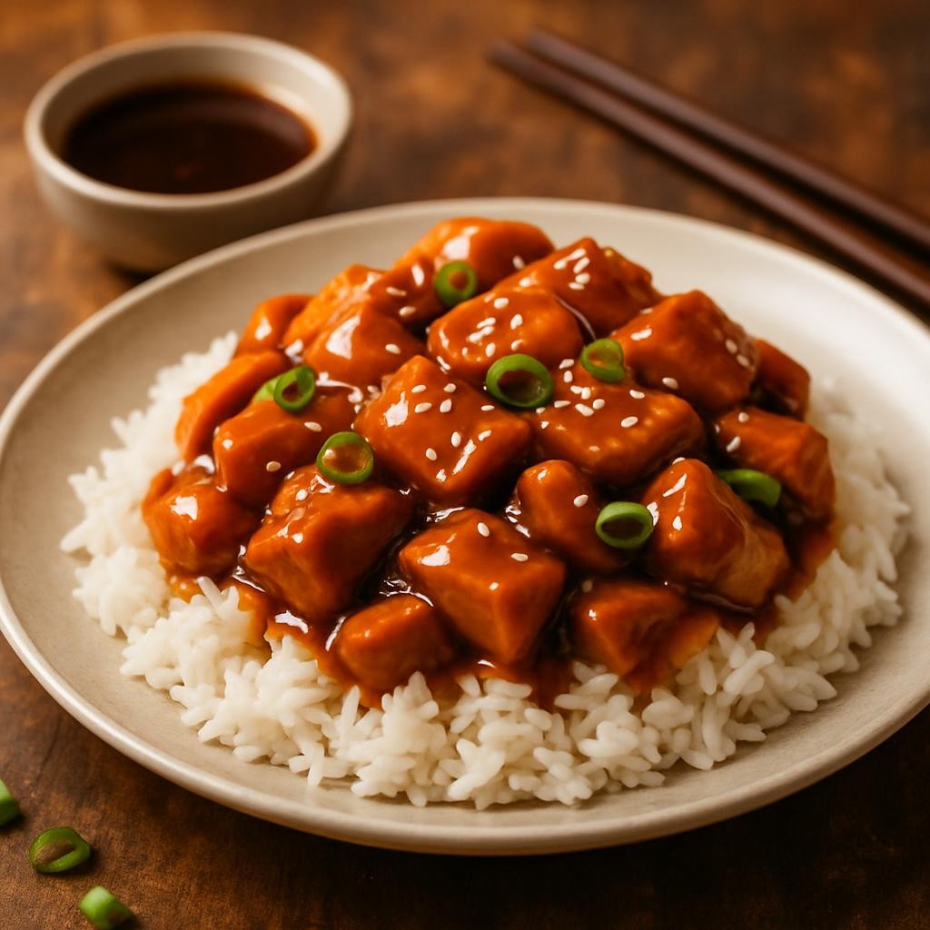 instant pot bourbon chicken