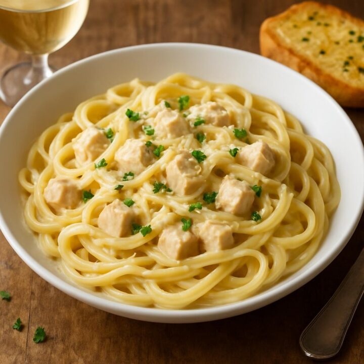 Instant Pot Chicken Fettuccine Alfredo