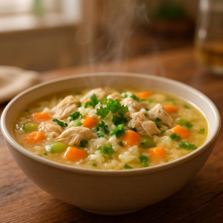 Instant Pot Chicken Rice Soup
