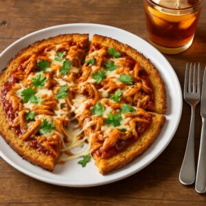 Keto BBQ Chicken Pizza