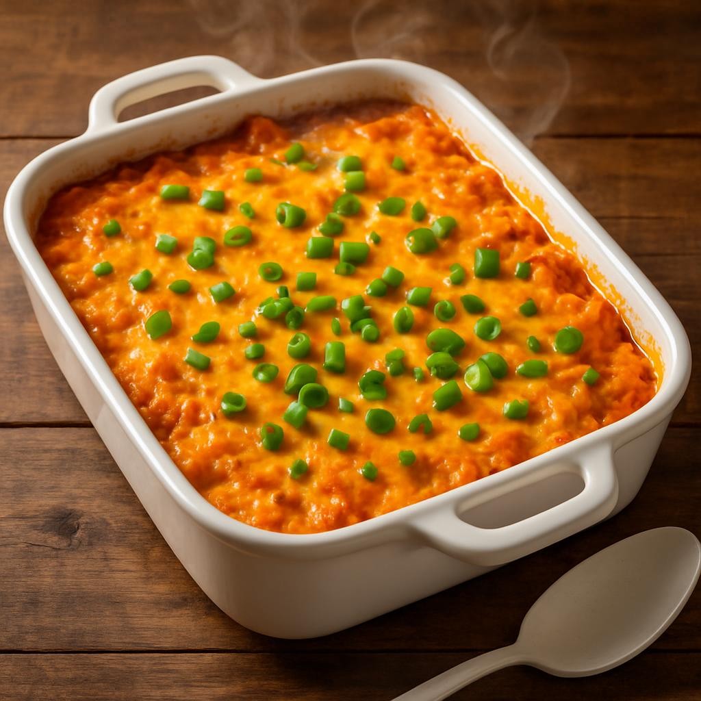 Keto Buffalo Chicken Casserole